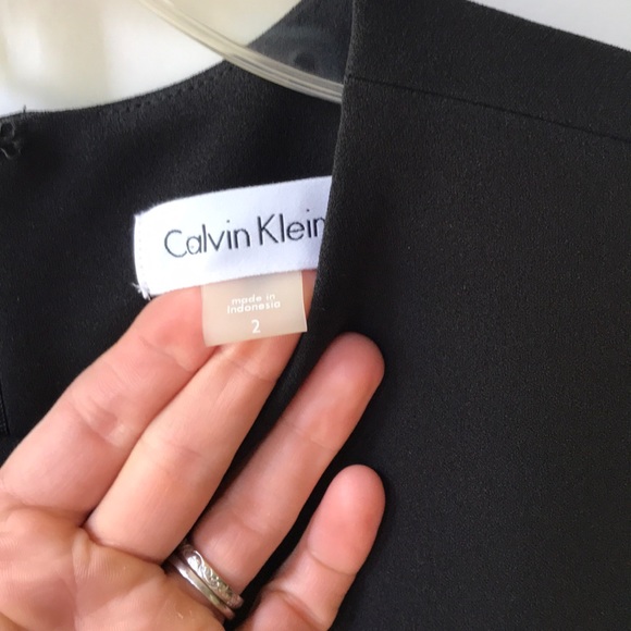NWT Black Calvin Klein dress, size 2 - Picture 7 of 7